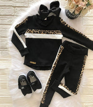Load image into Gallery viewer, Girls Leopard Print Tracksuit
