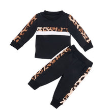 Load image into Gallery viewer, Girls Leopard Print Tracksuit
