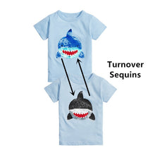 Load image into Gallery viewer, T-shirt for baby Boys Animal Print Dinosaur Boys T Shirt for kids Tops tees Cartoon Kids t-shirts Clothes 2-7 Years
