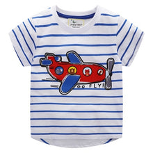 Load image into Gallery viewer, T-shirt for baby Boys Animal Print Dinosaur Boys T Shirt for kids Tops tees Cartoon Kids t-shirts Clothes 2-7 Years
