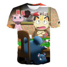 Load image into Gallery viewer, The New 3D baby Children Cartoon Pokemon t shirt Kids Boys Anime T Shirt O-Neck Clothes 2020 Summer Fashion casual Tops
