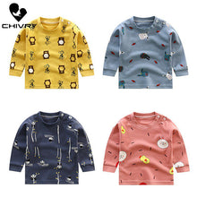 Load image into Gallery viewer, 2020 Spring Autumn Kids Boys T Shirt Cute Cartoon Print Long Sleeve Baby Girls T-shirts O-neck Cotton Children Sweatshirt Tops
