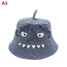 Load image into Gallery viewer, Baby Hats Cool Panama Summer Baby Cap Boys Girls Print Caps Kids Cartoon Hat Sunhat Baby Hat Newborn Baby Accessories
