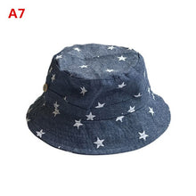 Load image into Gallery viewer, Baby Hats Cool Panama Summer Baby Cap Boys Girls Print Caps Kids Cartoon Hat Sunhat Baby Hat Newborn Baby Accessories
