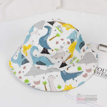 Load image into Gallery viewer, Baby Hats Cool Panama Summer Baby Cap Boys Girls Print Caps Kids Cartoon Hat Sunhat Baby Hat Newborn Baby Accessories
