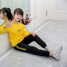 Load image into Gallery viewer, Girls Autumn Winter Long Sleeve Shirts + Pants
