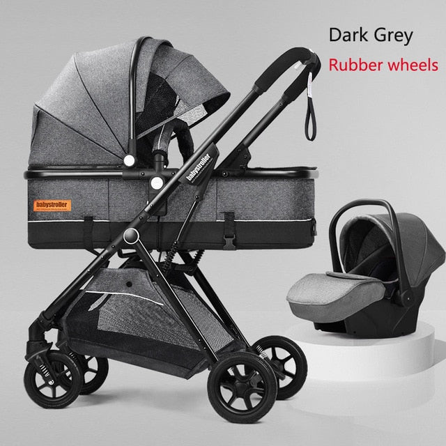 Stroller 3 in 1 Portable Cradle Bassinet