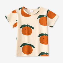 Load image into Gallery viewer, Boys Girls T-Shirts Short Sleeve Children&#39;s Tshirt Baby Girl Tops One Piece O-Neck Fashion Cartoon Casual Girl T Shirts Children
