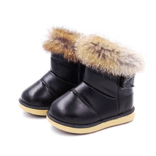 Load image into Gallery viewer, Rabbit Fur Warm Plush Winter Shoes
