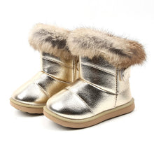 Load image into Gallery viewer, Rabbit Fur Warm Plush Winter Shoes
