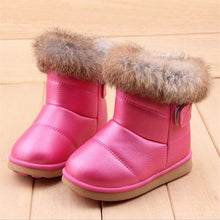 Load image into Gallery viewer, Rabbit Fur Warm Plush Winter Shoes
