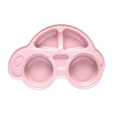 Cartoon Car Shape Plate - Environmentally Friendly