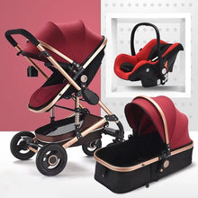 Load image into Gallery viewer, 3 in 1 Baby Stroller - Folding Carriage
