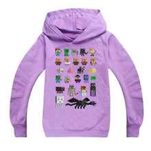 Load image into Gallery viewer, Boys Long Sleeve Minecrafters Sweatshirt
