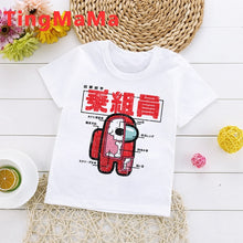 Load image into Gallery viewer, New Game Among Us Cartoon T Shirt for Kids Summer Top Impostor Graphic Tees Boys Girls Funny Anime Tshirt Cute Children Clothing
