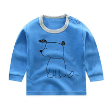 Load image into Gallery viewer, 2020 Spring Autumn Kids Boys T Shirt Cute Cartoon Print Long Sleeve Baby Girls T-shirts O-neck Cotton Children Sweatshirt Tops
