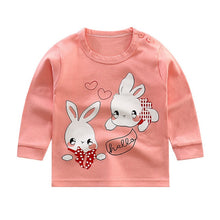 Load image into Gallery viewer, 2020 Spring Autumn Kids Boys T Shirt Cute Cartoon Print Long Sleeve Baby Girls T-shirts O-neck Cotton Children Sweatshirt Tops
