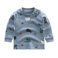 Load image into Gallery viewer, 2020 Spring Autumn Kids Boys T Shirt Cute Cartoon Print Long Sleeve Baby Girls T-shirts O-neck Cotton Children Sweatshirt Tops
