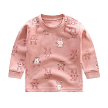 Load image into Gallery viewer, 2020 Spring Autumn Kids Boys T Shirt Cute Cartoon Print Long Sleeve Baby Girls T-shirts O-neck Cotton Children Sweatshirt Tops
