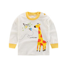 Load image into Gallery viewer, 2020 Spring Autumn Kids Boys T Shirt Cute Cartoon Print Long Sleeve Baby Girls T-shirts O-neck Cotton Children Sweatshirt Tops
