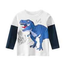 Load image into Gallery viewer, New Spring Children&#39;s clothing boy T-shirt wholesale big dinosaur pattern baby clothing mother kids clothes with 100% cotton T
