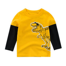 Load image into Gallery viewer, New Spring Children&#39;s clothing boy T-shirt wholesale big dinosaur pattern baby clothing mother kids clothes with 100% cotton T
