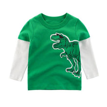 Load image into Gallery viewer, New Spring Children&#39;s clothing boy T-shirt wholesale big dinosaur pattern baby clothing mother kids clothes with 100% cotton T
