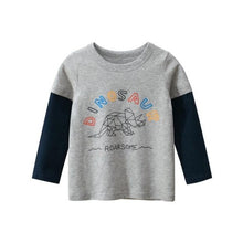 Load image into Gallery viewer, New Spring Children&#39;s clothing boy T-shirt wholesale big dinosaur pattern baby clothing mother kids clothes with 100% cotton T
