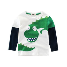 Load image into Gallery viewer, New Spring Children&#39;s clothing boy T-shirt wholesale big dinosaur pattern baby clothing mother kids clothes with 100% cotton T
